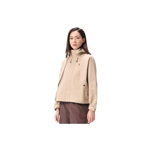 OUTDOOR PRODUCTS Windbreaker Jackets Women's Milk Coffee