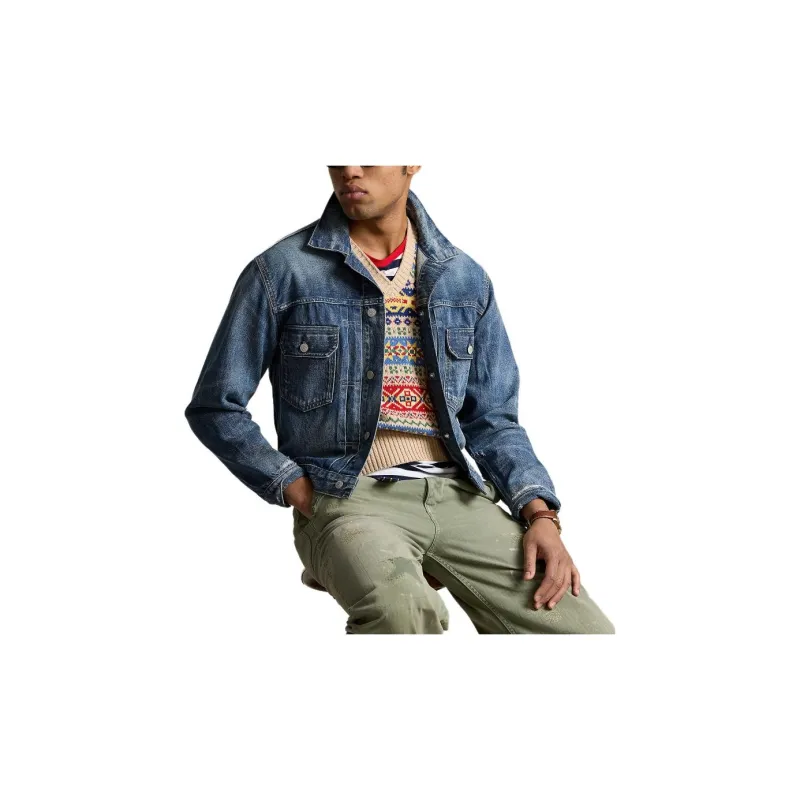 Polo Ralph Lauren SS24 Denim Jacket Men's Indigo-3