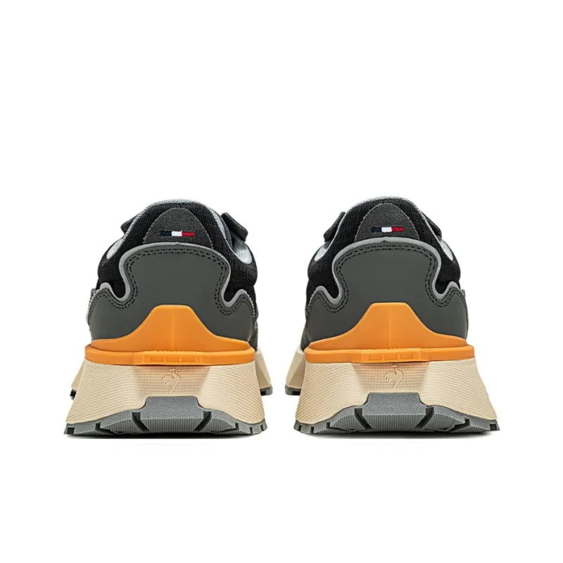 Le Coq Sportif Abrasion Resistant Low Top Casual Shoes Unisex Black Gray-3
