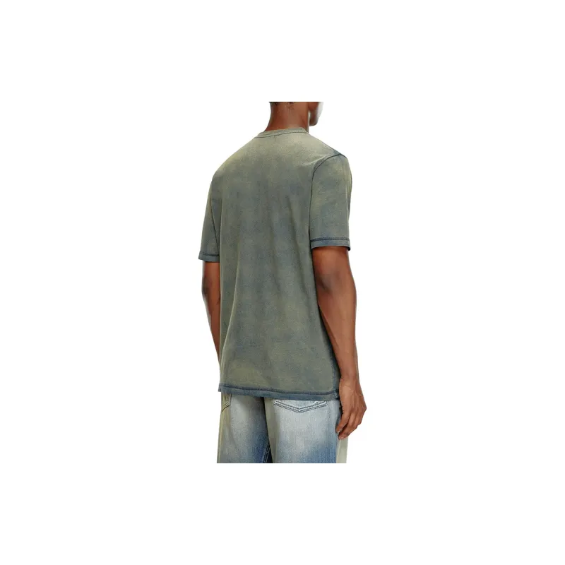 DIESEL T Shirt Men's Medium Blue-2