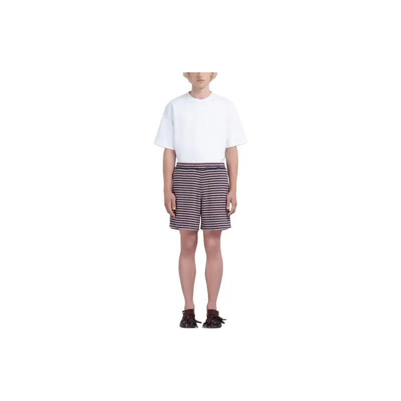MARNI Striped Terry Cloth Pants-1