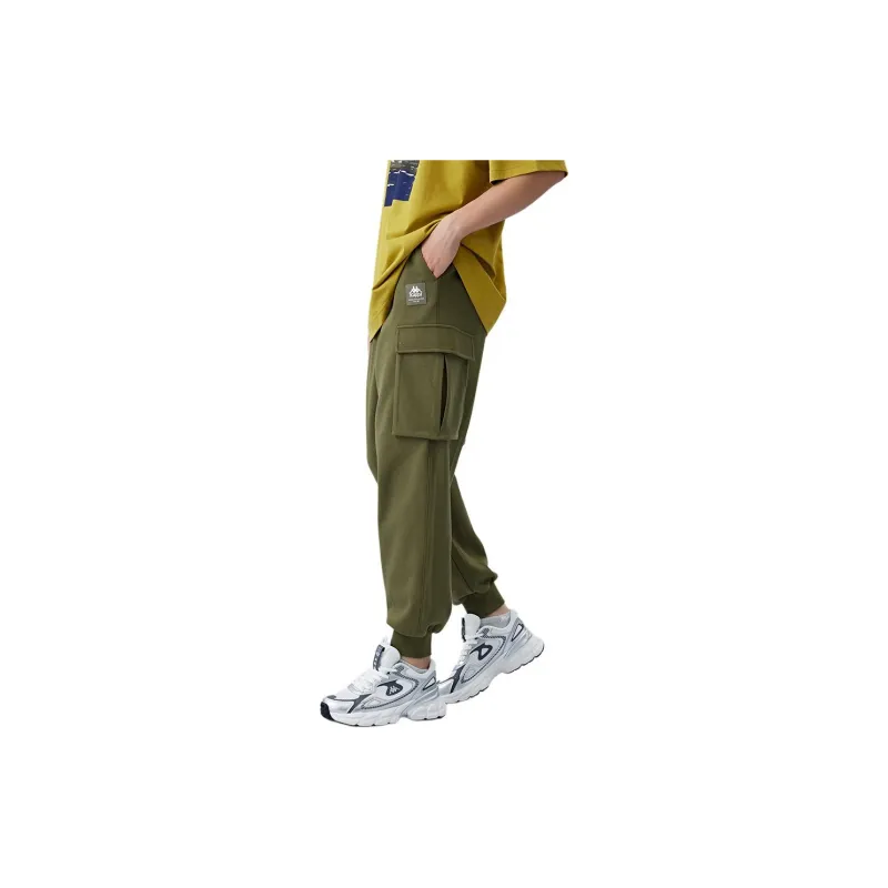 Kappa Knitted Sweatpants Men's Green-1