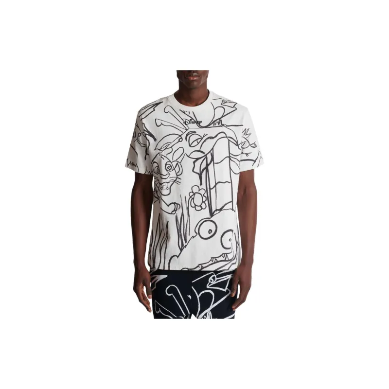 BALMAIN X Disney Graphic print T shirt-4