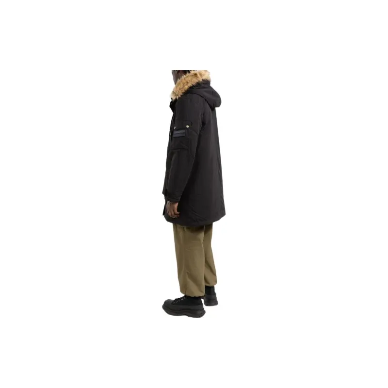 DIESEL Parka Coats Men Black-3