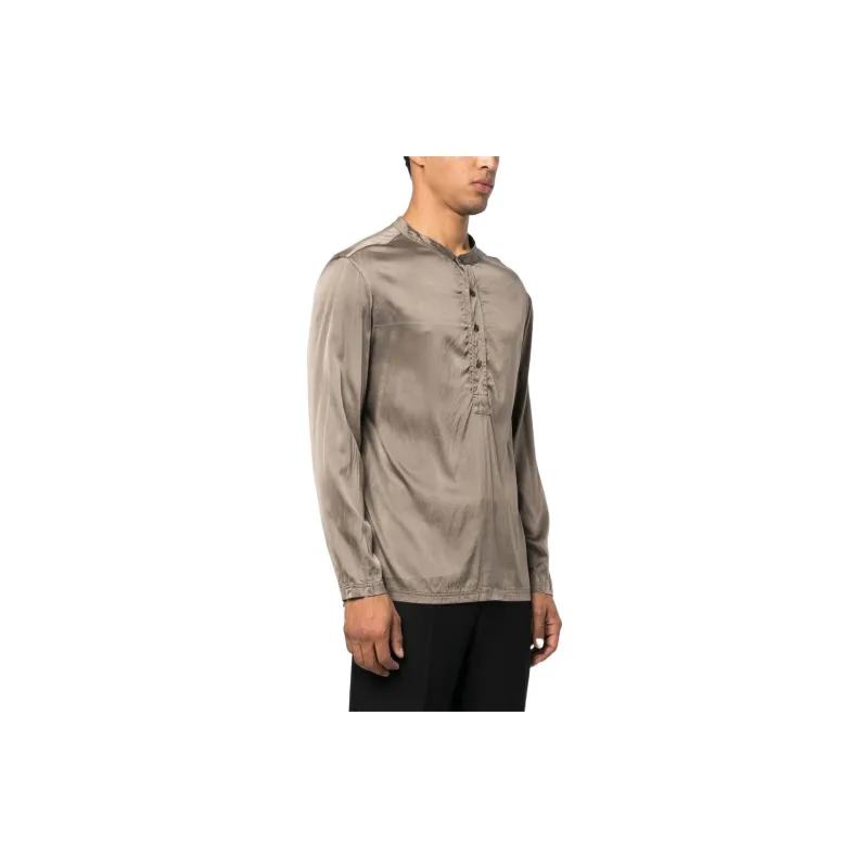 TOM FORD Long Sleeved Half Buttoned Pyjama Shirt-1