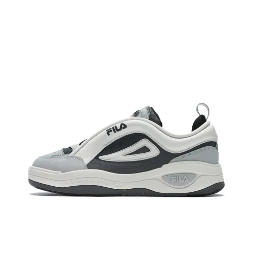 FILA MIX 2 Skateboard Shoes Men Low-Top Iron Gray/Light White