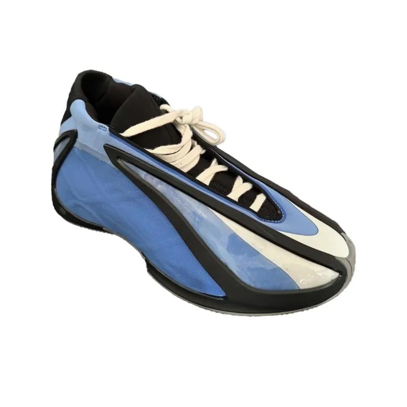 Anthony Edwards x Adidas Anti Slip Wear Resistant Mid Top Basketball Shoes Men's Blue-1