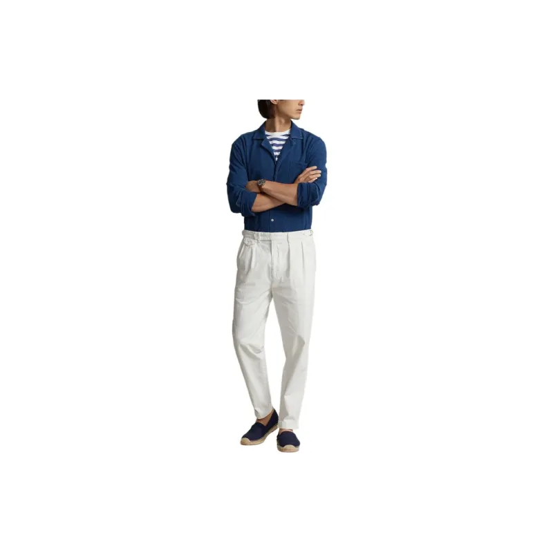 Polo Ralph Lauren SS24 Casual Pants Men's White-1