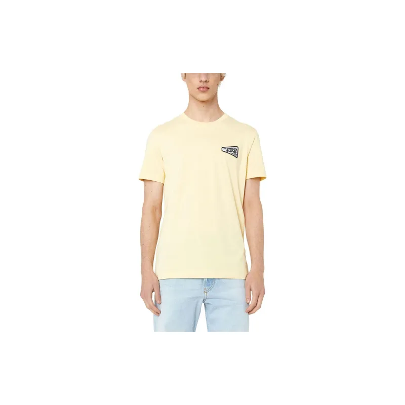 DIESEL T-Shirts Men Yellow-1