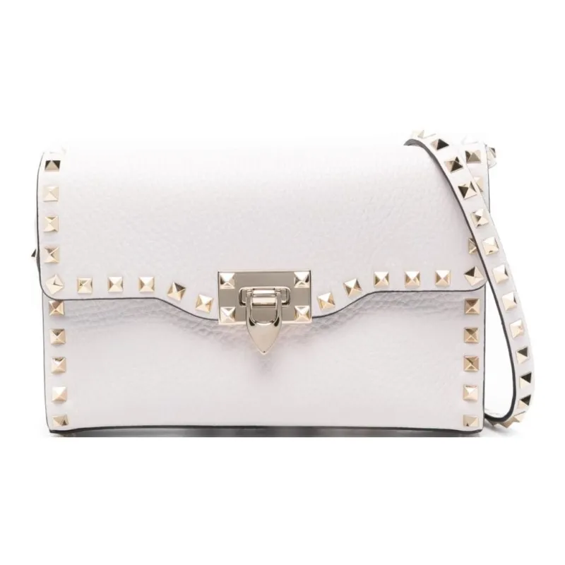 Valentino Garavani Rockstud Foldover Top Crossbody Bag-0