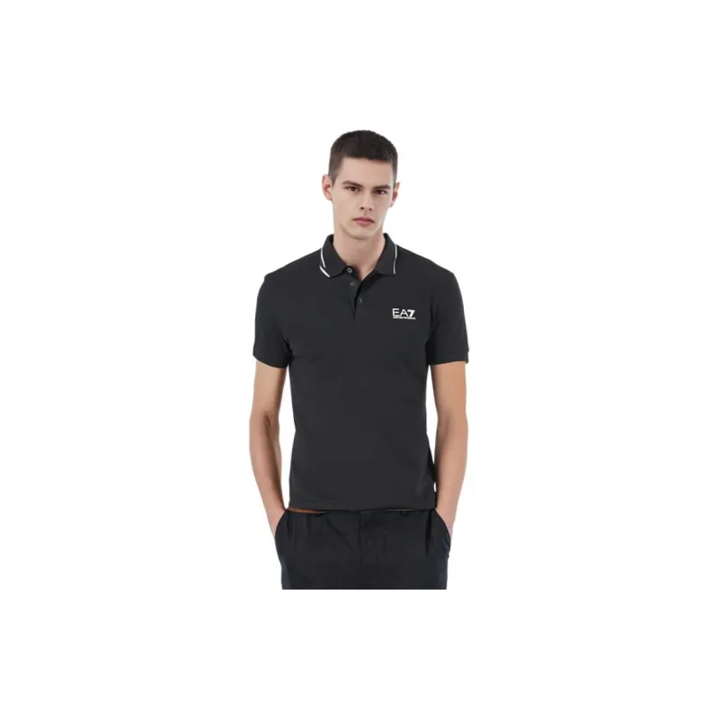 EMPORIO ARMANI Piqué weave Polo Shirt-5
