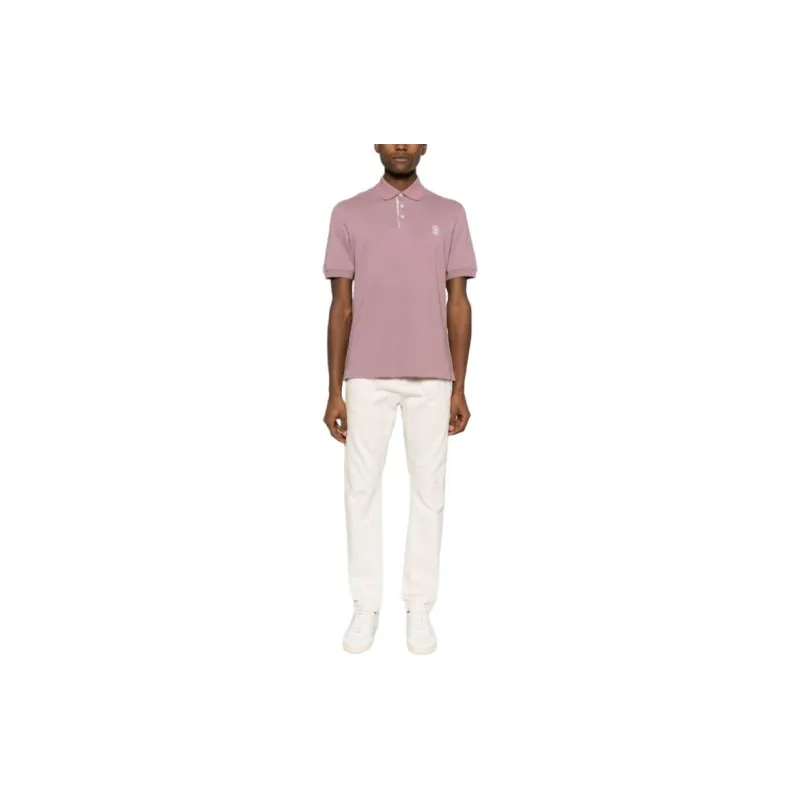 Brunello Cucinelli Polo Shirt Men's Purple-1