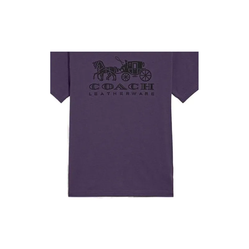COACH T-Shirt Men's Dark Purple-5