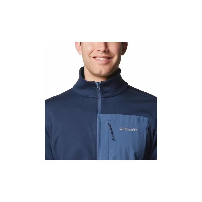 Columbia Hike Mens Navy Blue Full Zip II Jackets Coats Men's Marine Blue-4