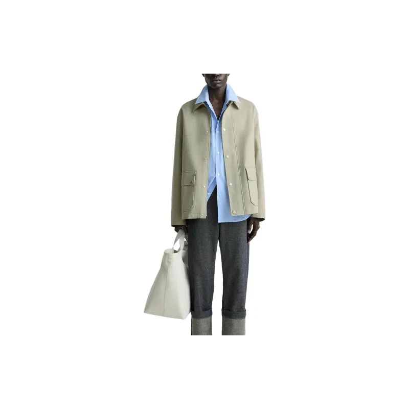 ZARA Parka Coats Men Sand-2