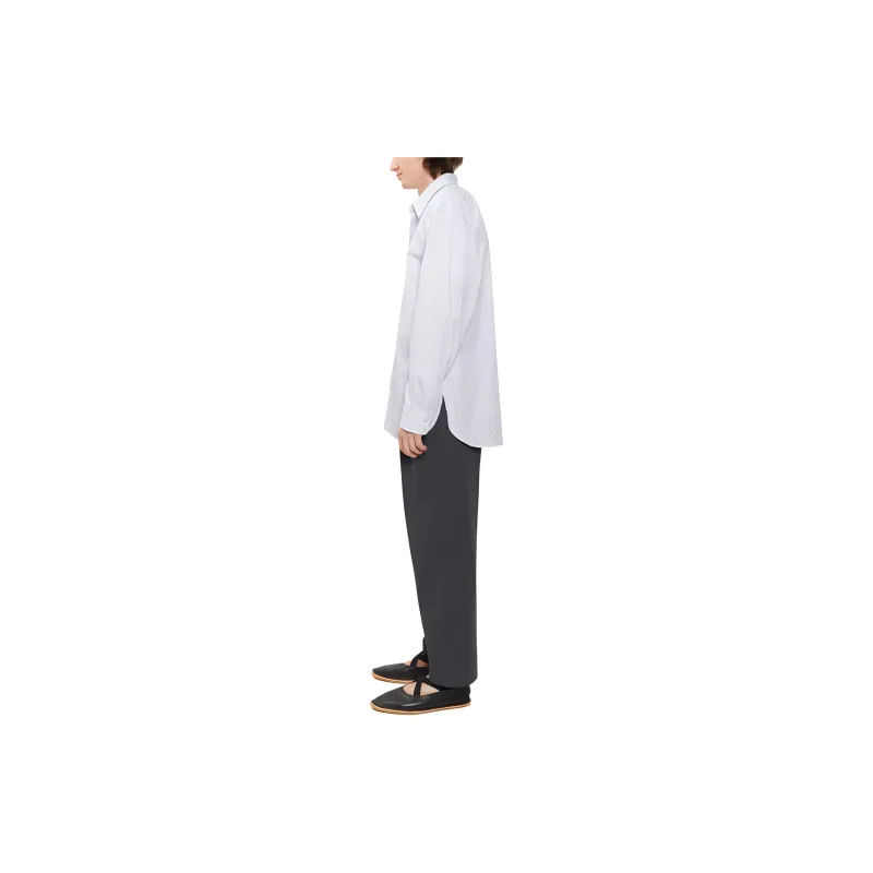 LA GARCONNE SS24 Casual Pants Men's Smoke Gray-3