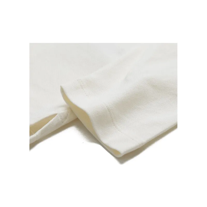EMPORIO ARMANI FW23 Polo Shirt Unisex Vanilla White-4