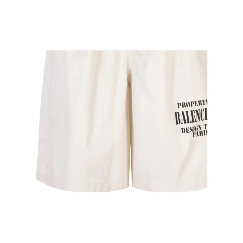 Balenciaga Casual Shorts Men White-7