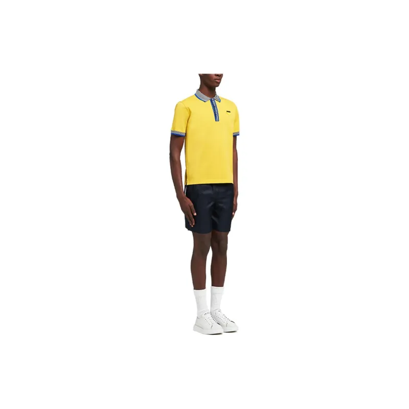 PRADA Polo Shirts Men Yellow-3