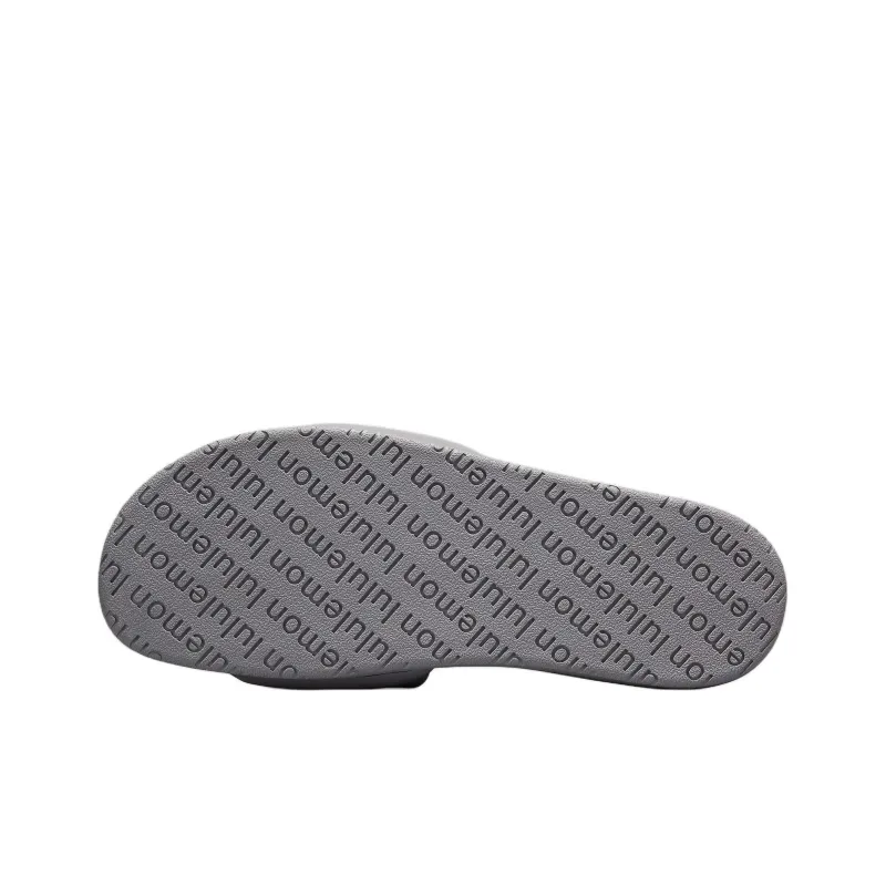 Lululemon Restfeel Slide Slip Resistant Quick Dry Slide Slippers Men's Gray-4