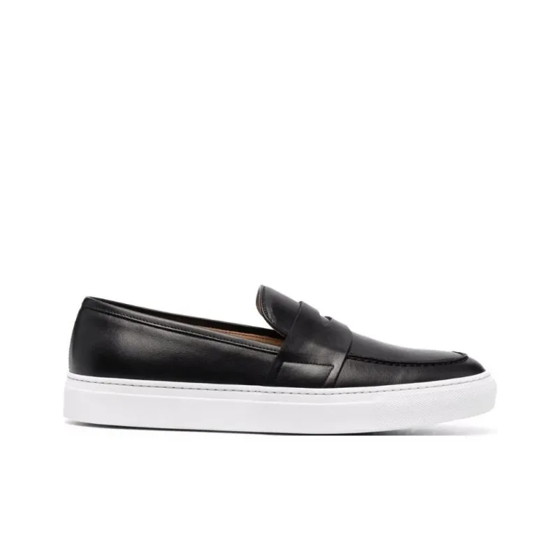 SCAROSSO Alberto Round Toe Penny Sneakers-1