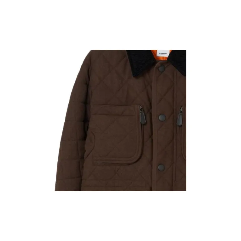 Burberry SS23 Puffer Jacket Men's Dark Brown-4