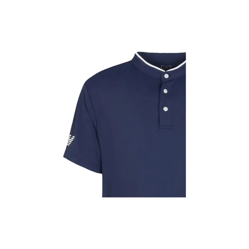 EMPORIO ARMANI EA7 FW23 Polo Shirt Men's Navy-4