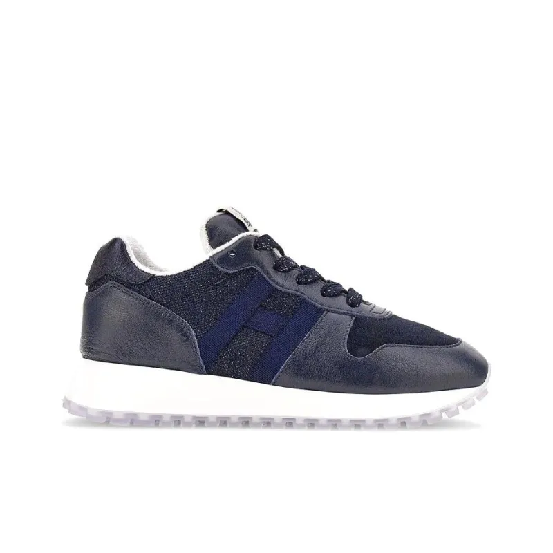 HOGAN H383 Casual Shoes Women's Low Top Blue-1