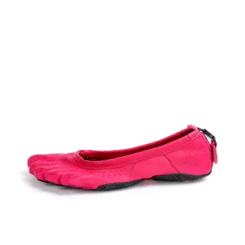 Vibram Five Fingers Shoes Slip Resistant Breathable Lightweight Low Top Training Shoes Women's Pink YOGA