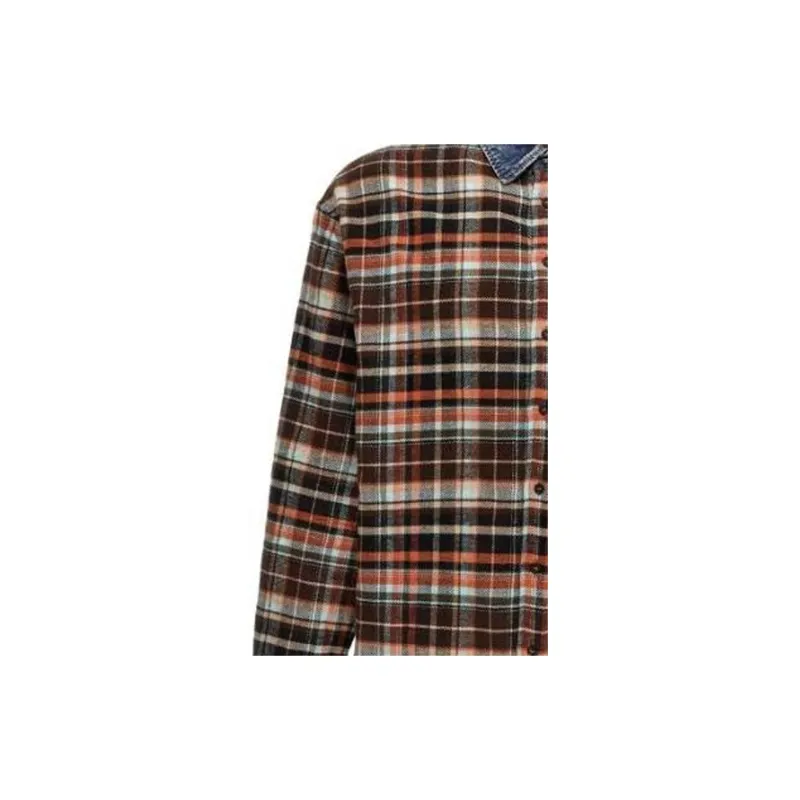 DSQUARED2 Denim details Check pattern Shirt-6