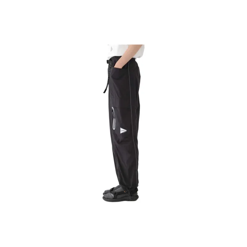 And Wander X Gramicci Casual Pants Unisex Black-3