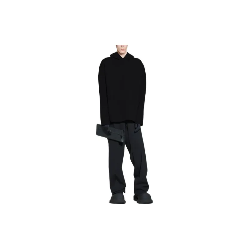 Balenciaga Viscose Compact Knit Hoodie-4