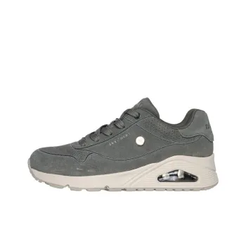 Martha Stewart x Skechers Street Anti-Slip Wear-Resistant Low-Top Casual Shoes Women's Olive Gray