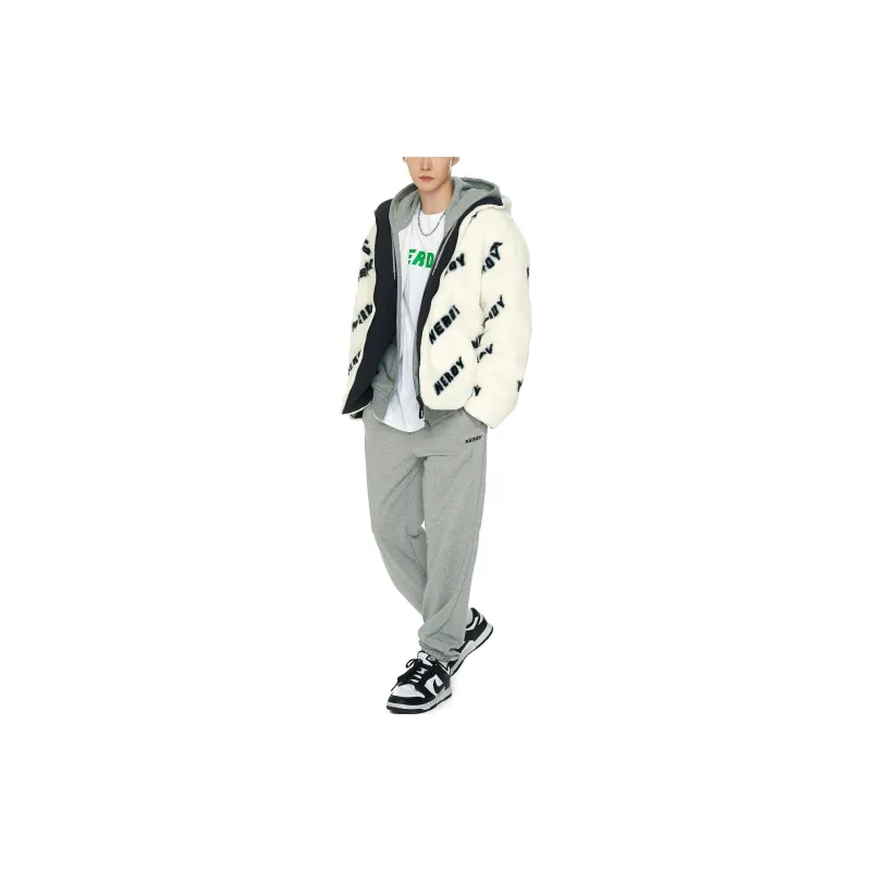 NERDY Jacket Unisex Black White-8