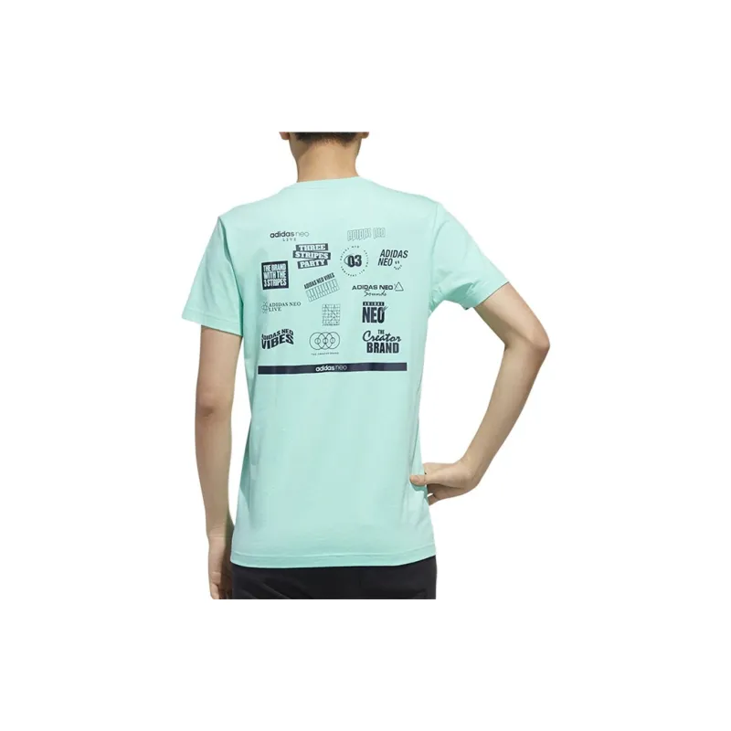 Adidas Neo T Shirt Men's Mint Green-3