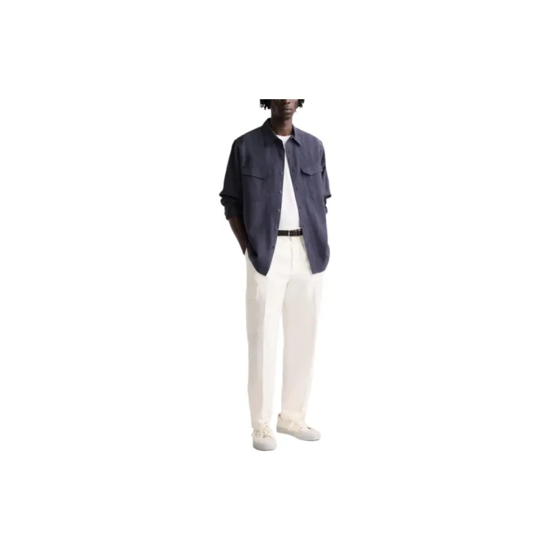 ZARA Cargo Pants Men's Raw White-5