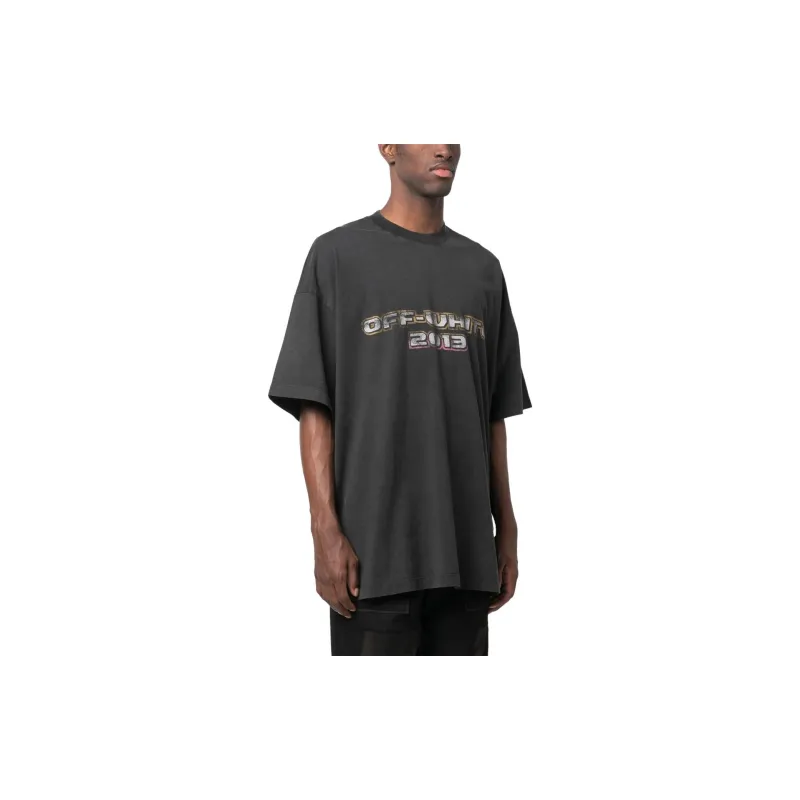 OFF WHITE Digit Bacchus Over Short Sleeve Tee-2