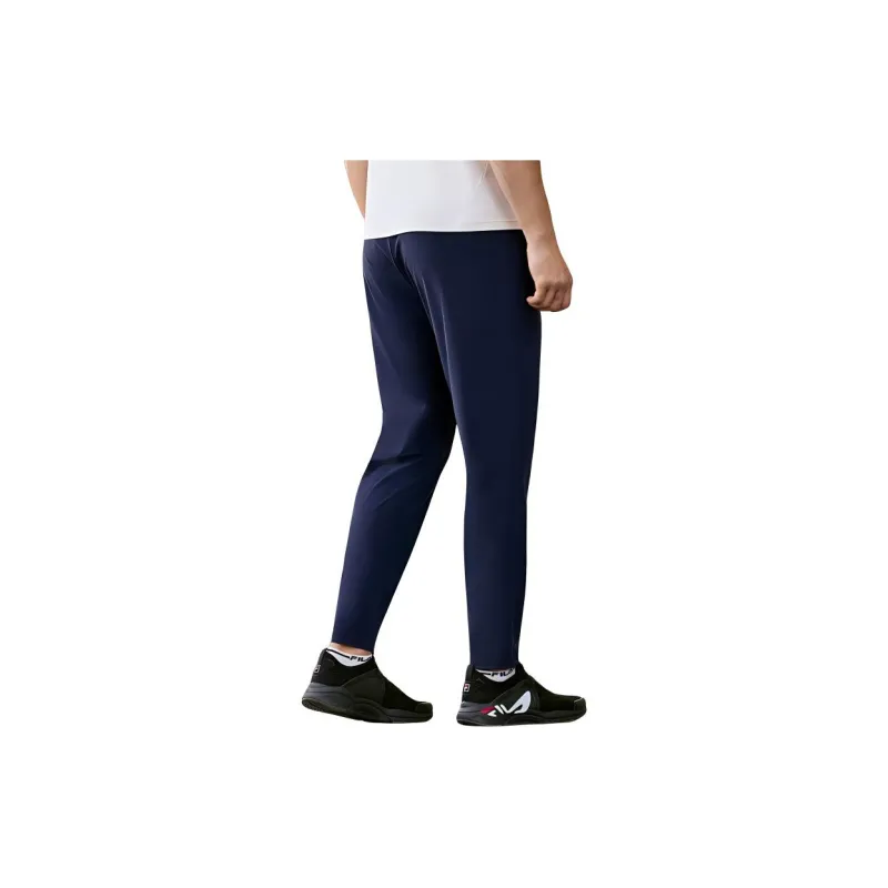 FILA Knitted Sweatpants Men Navy Blue-5