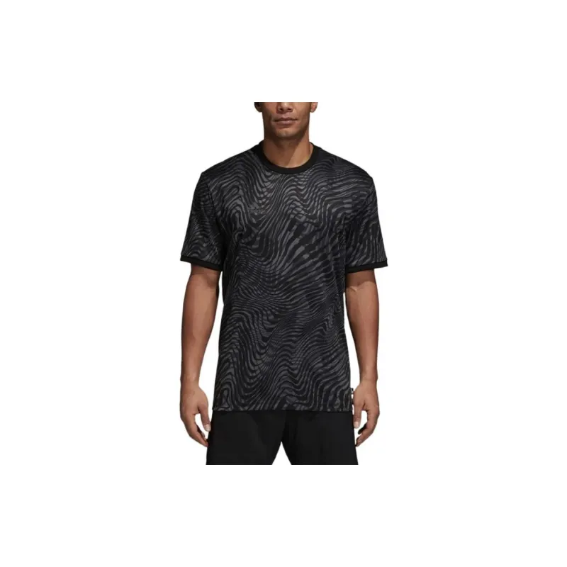 Adidas T Shirts Men Black-2