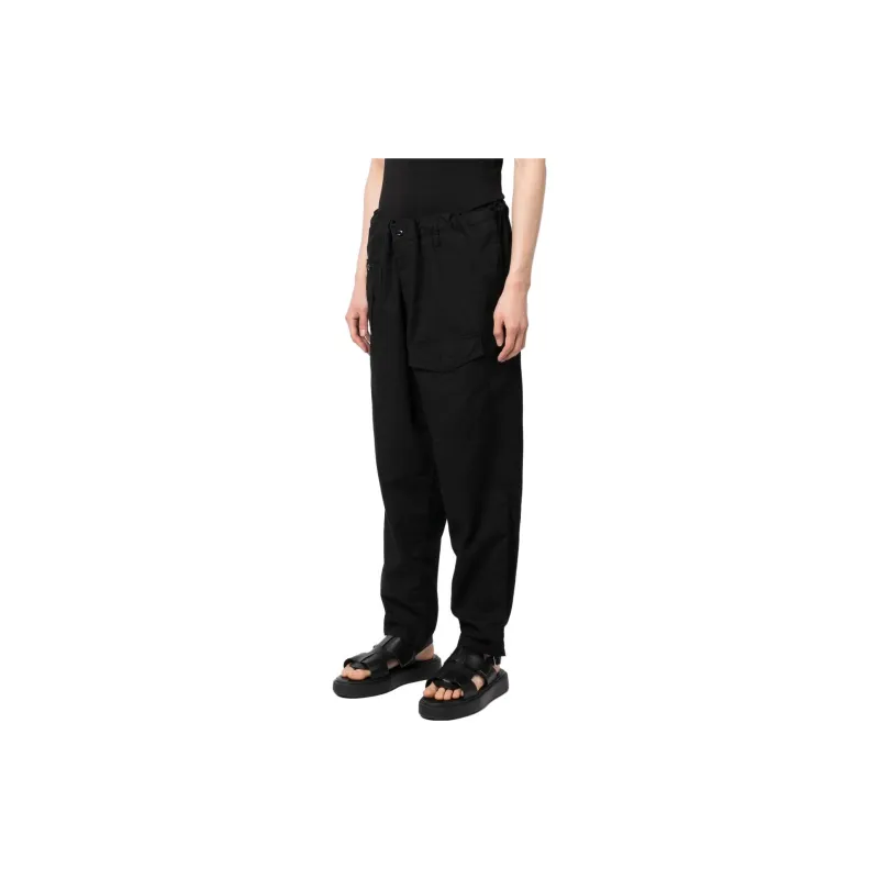 Yohji Yamamoto Drawstring Work Pants-2