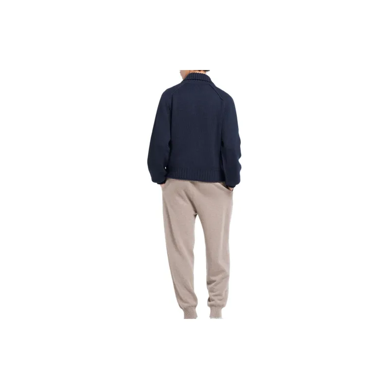 Barrie Chunky knit Cashmere Cardigan-2