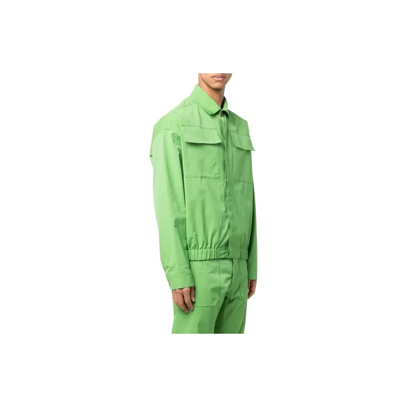NANUSHKA Jackets Men Green-3