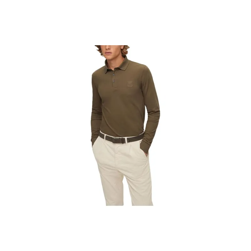 HUGO BOSS Polo Shirts Men Dark Green-3