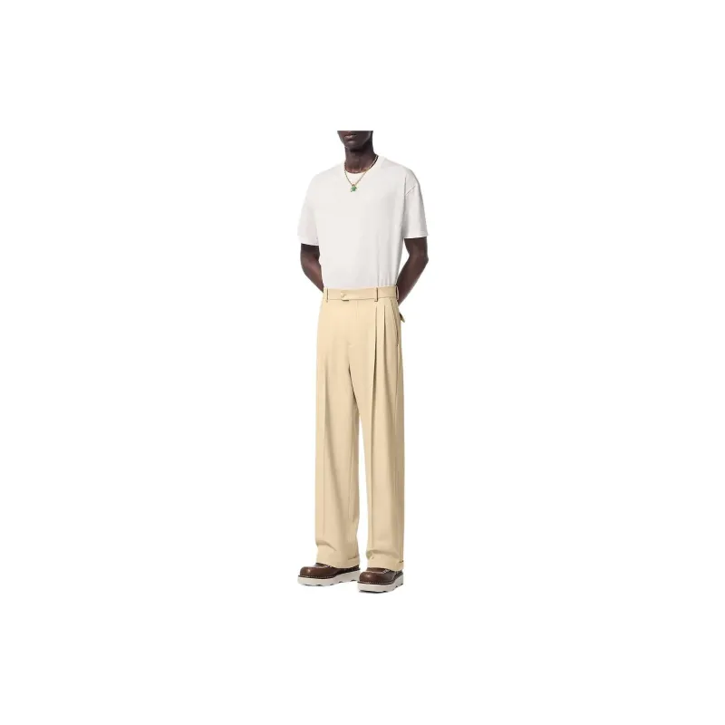 LOUIS VUITTON SS24 Casual Pants Men's Beige-4