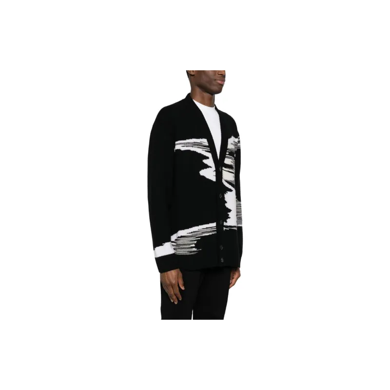 MISSONI V neck Wool Cardigan-3