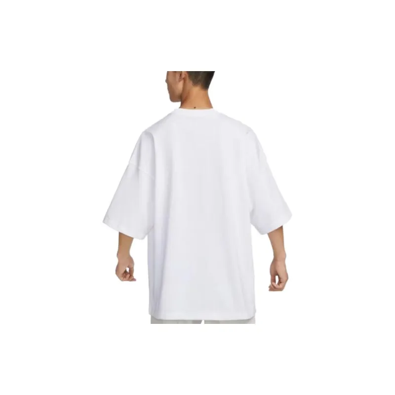 Nike Drop Shoulder Sleeve T Shirt Men's White-2