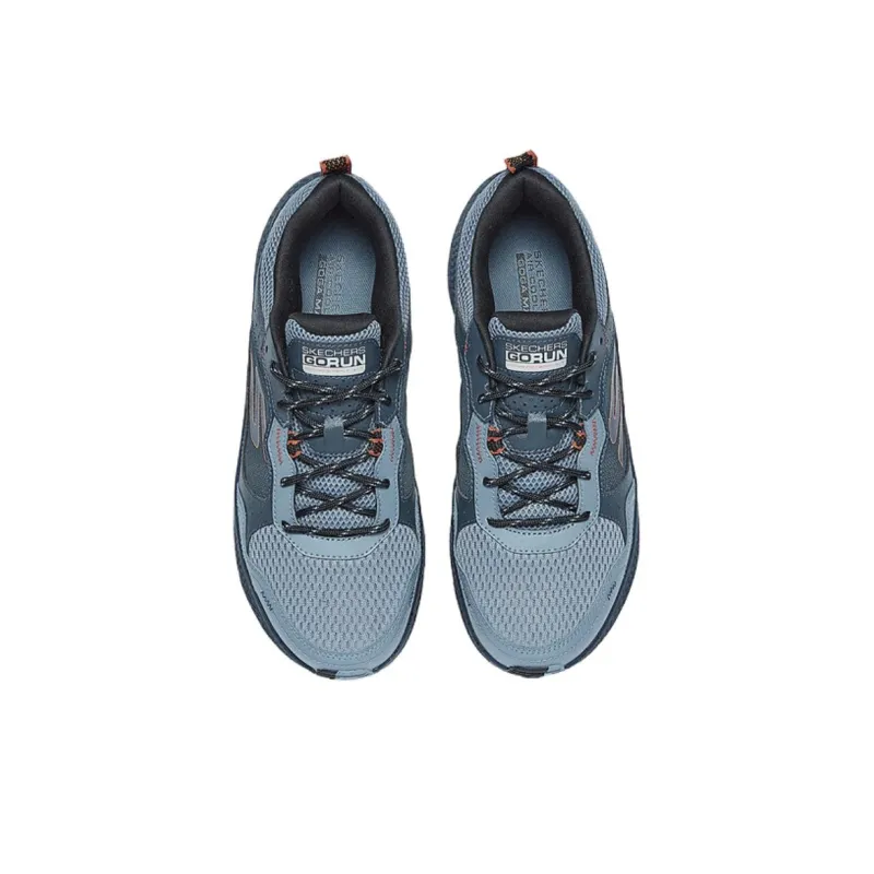 Skechers MEN'S GO Anti Slip Wear Resistant Low Top Running Shoes Men's Dark Gray Blue-4