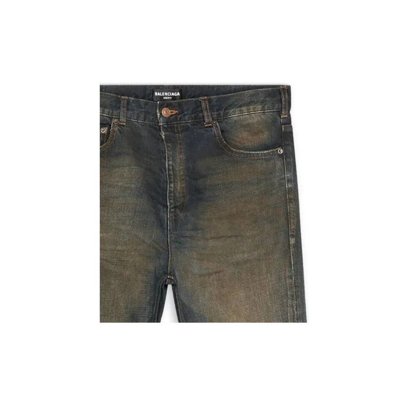 Balenciaga Jeans Men Blue-4
