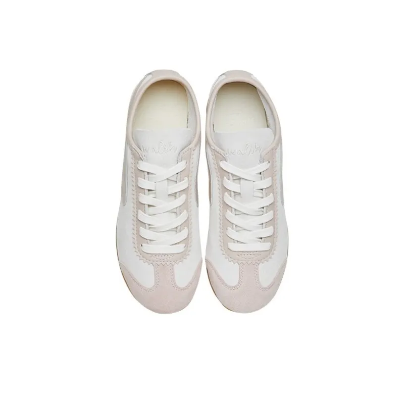 Norman Walsh Balanced Lightweight Low Top Running Shoes Unisex Beige Pink-4