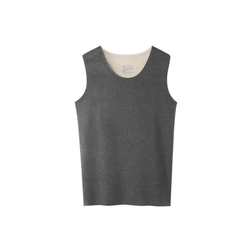 HLA Tank Tops Men Dark Gray 07